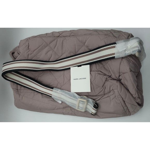 Marc Jacobs Quilted Nylon Medium Weekender Travel Bag Bark New ML2306870 - Picture 7 of 16